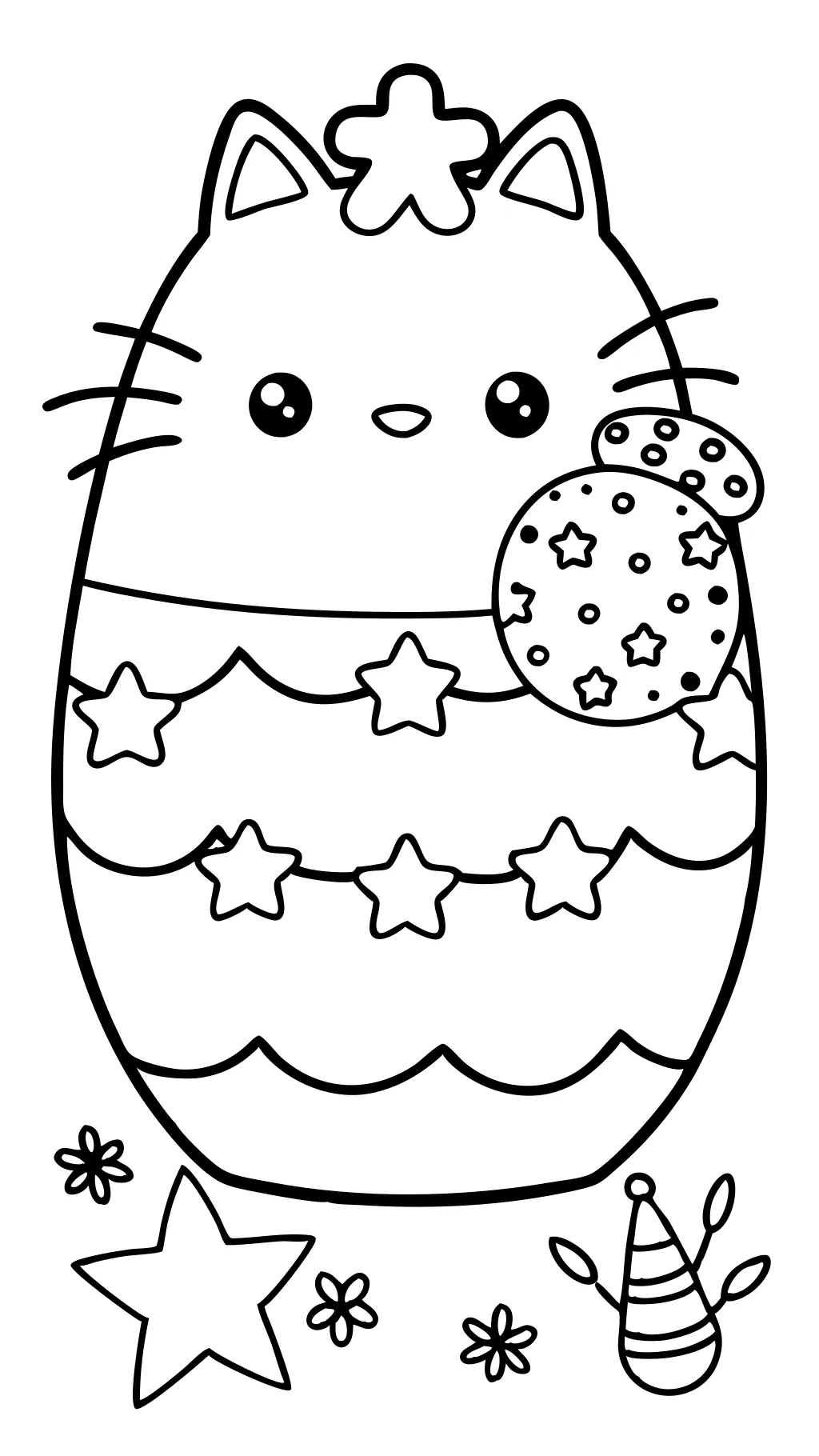 coloring pages of pusheen